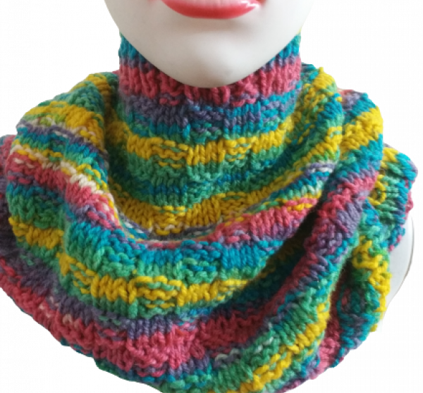 El Örgüsü Çok Renkli Boyunluk